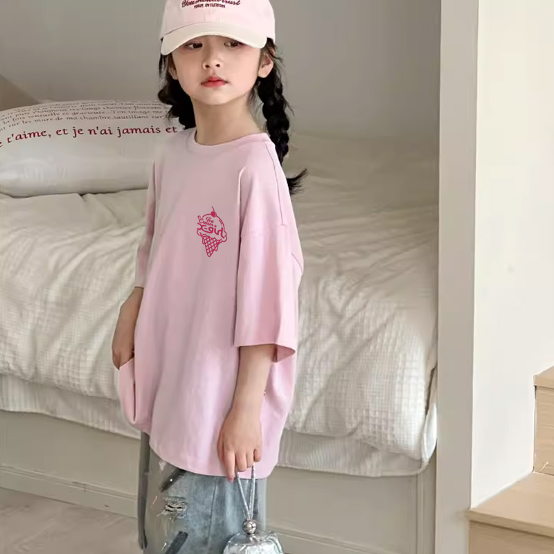 【90-160cm】トレンド感満点 爆売れ中 可愛い トレンド お出かけに 女の子 半袖 Ｔシャツ