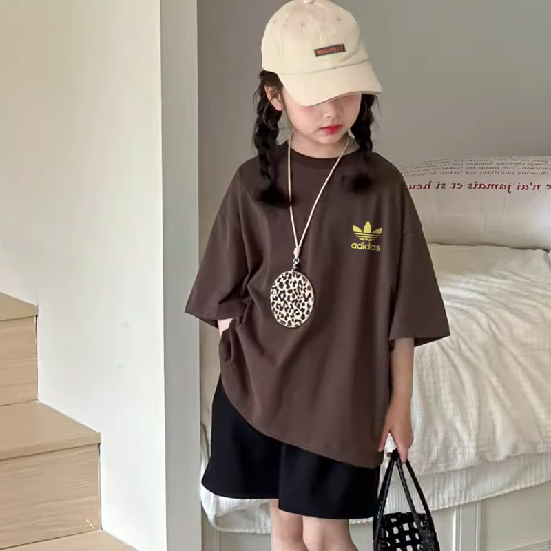 【90-160cm】存在感アップ  注目度UP 肌触り良い カジュアル 快適 女の子 半袖 Ｔシャツ
