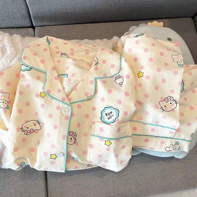 【100-160cm】ママたちに大好評 おしゃれ ふわふわタッチ 前開きタイプ 女の子 半袖 ルームウェア