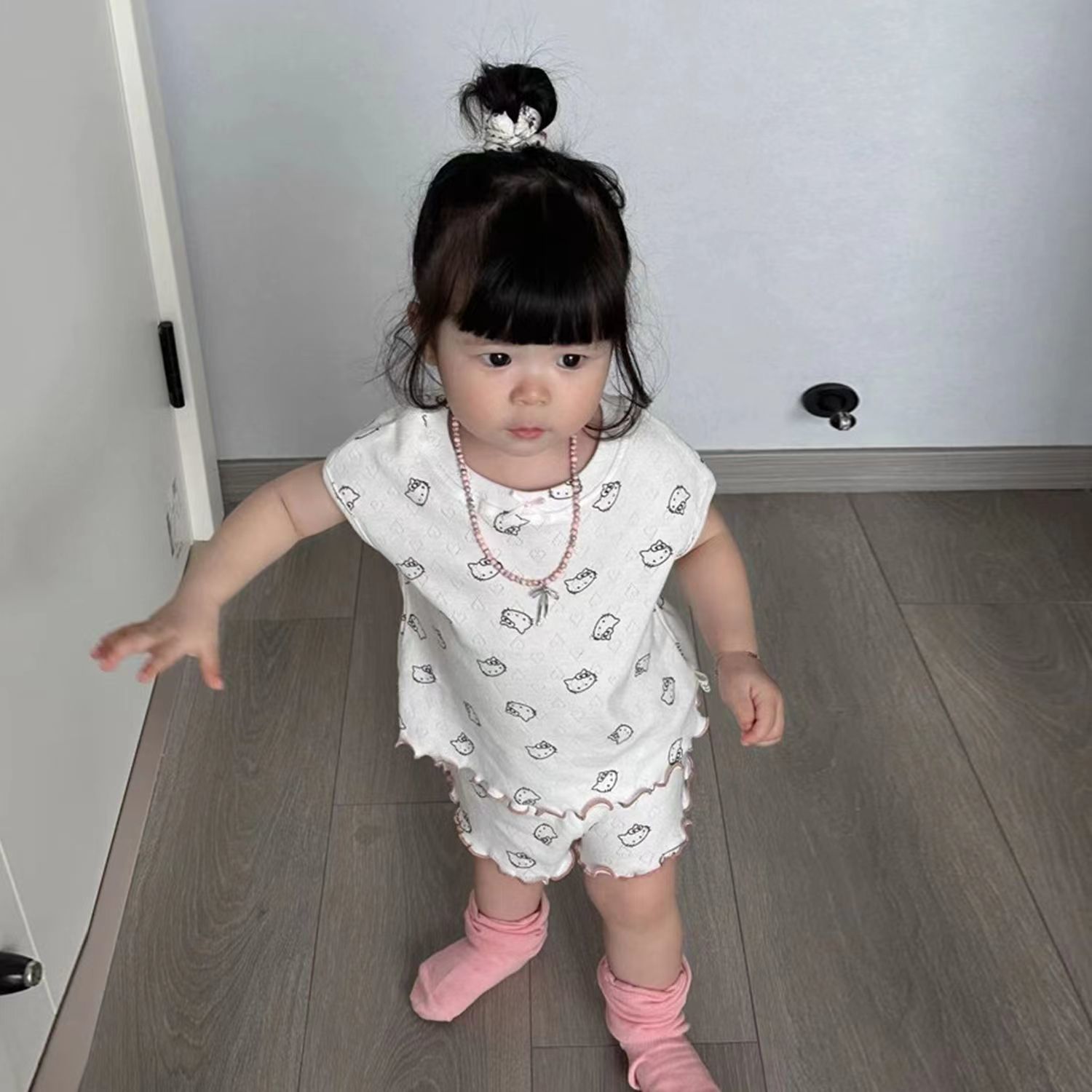 【80-140cm】みんなが選んでる かわいい 動きやすい 女の子 おうち時間に ルームウェア