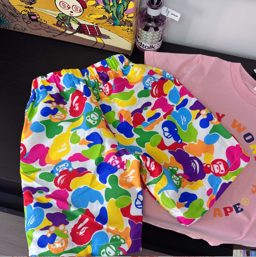 【110-165cm】リラックス感ある 大人気 カラフル カジュアル 履きやすい 男の子 ショートパンツ