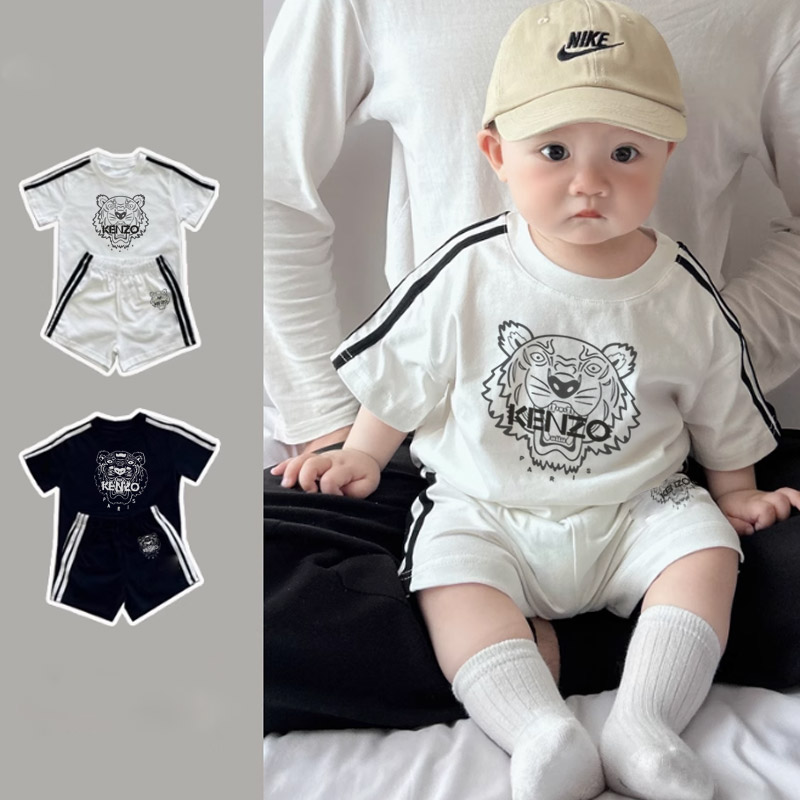 【80-160cm】二点セット 単品注文可 話題沸騰中 大人気 快適 男の子 半袖Ｔシャツ＋ショートパンツ セットアップ