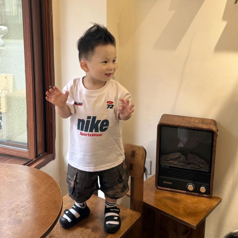 【90-160cm】コンフォート感抜群 爆売れ中 トレンド  カジュアル  着やすい 半袖 Ｔシャツ