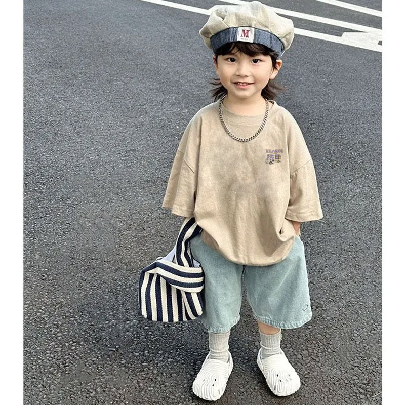 【90-160cm】トレンド感たっぷり 爆売れ中 ユニーク カッコイイ 男の子 半袖 Ｔシャツ