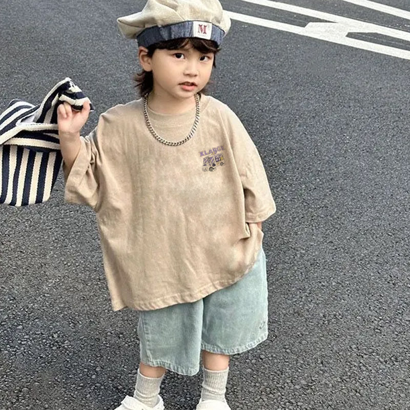【90-160cm】トレンド感たっぷり 爆売れ中 ユニーク カッコイイ 男の子 半袖 Ｔシャツ