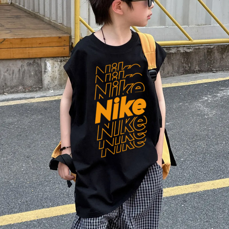 【90-160cm】カッコイイ 人気爆発 快適 着心地良い 男の子 ノースリーブ タンクトップ