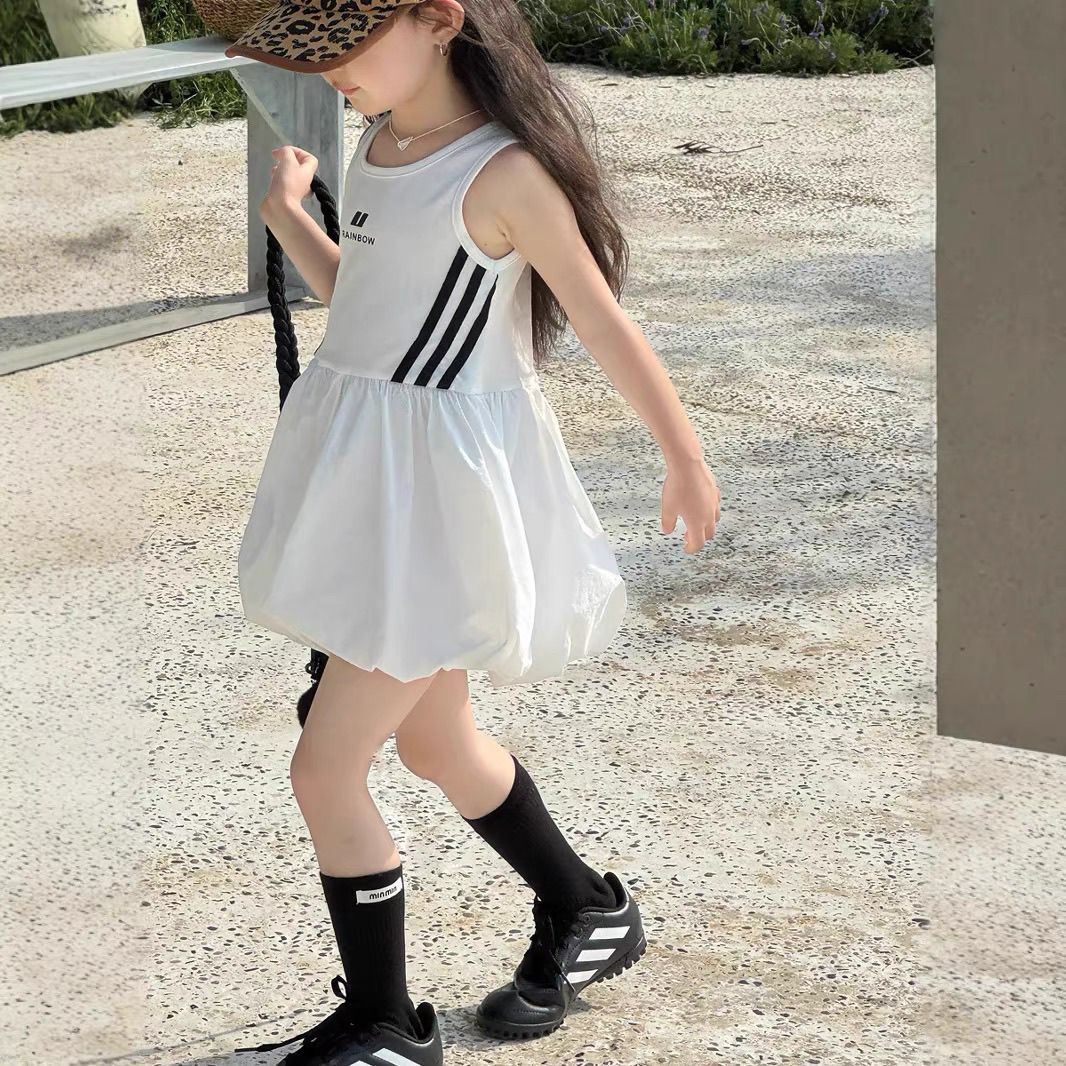 【90-140cm】毎日着たくなる オシャレ きれいめ カジュアル 女の子 ノースリーブ ワンピース