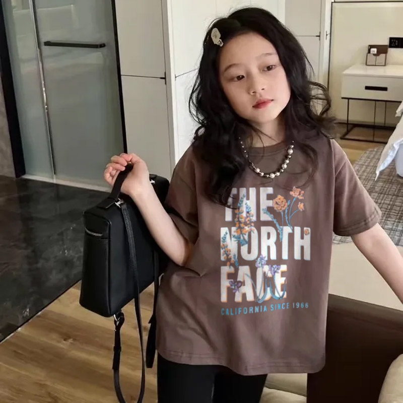 【90-160cm】トレンド感満載 大人気 カジュアル トレンド 着やすい 女の子 半袖 Ｔシャツ