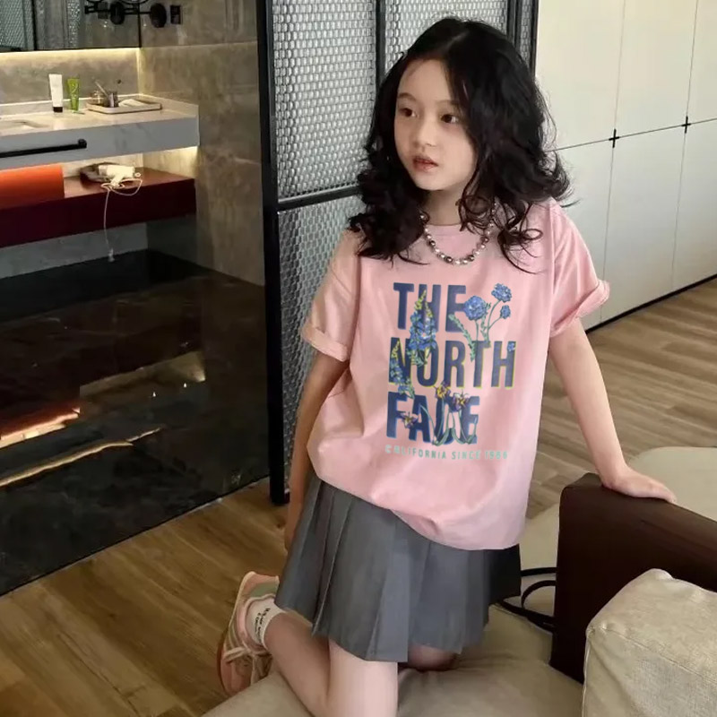 【90-160cm】トレンド感満載 大人気 カジュアル トレンド 着やすい 女の子 半袖 Ｔシャツ