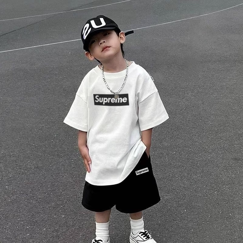 【90-160cm】リラックス感ある 爆売れ中 シンプル カッコイイ 男の子 半袖 Ｔシャツ/セットアップ