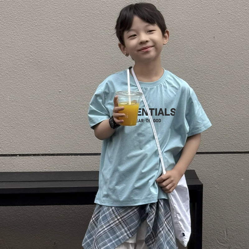 【90-160cm】多色展開 見逃し厳禁 トレンド  人気な定番  気質いい 男の子 半袖 Ｔシャツ