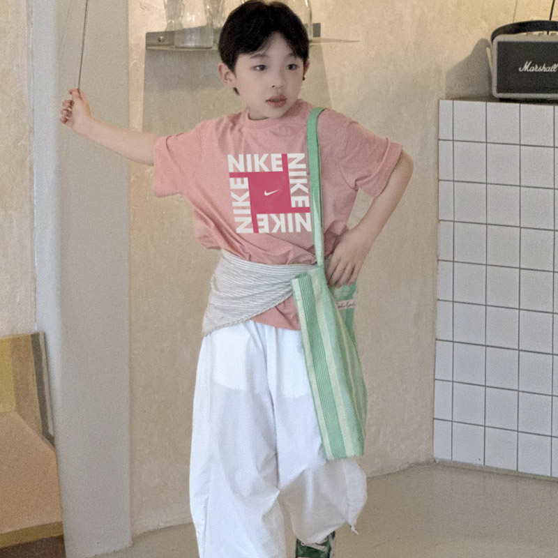 【90-160cm】多色展開 絶対欲しい トレンド ファッション カジュアル 男の子 半袖 Tシャツ
