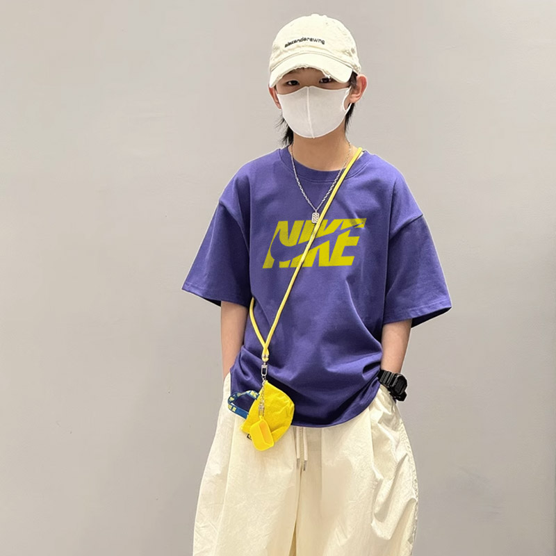 【90-160cm】絶対カッコイイ 人気上昇中 トレンド ゆったり 品質満点 男の子 半袖 Tシャツ