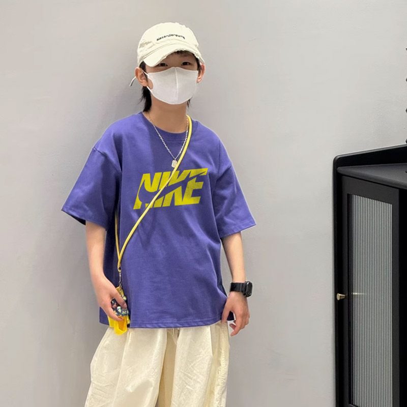 【90-160cm】絶対カッコイイ 人気上昇中 トレンド ゆったり 品質満点 男の子 半袖 Tシャツ