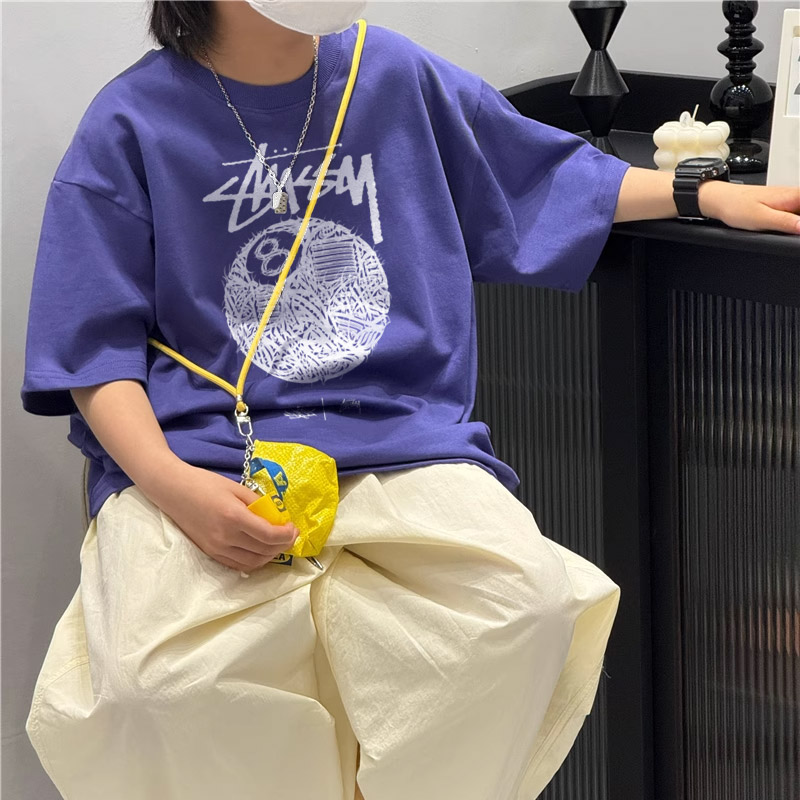 【90-160cm】見逃し厳禁 カッコイイ トレンド  ゆったり  合わせやすい 男の子 半袖 Ｔシャツ