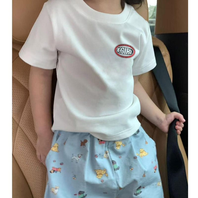 【90-150cm】好感度100％ お気に入り おしゃれ 可愛い 着やすい 女の子 半袖 Ｔシャツ