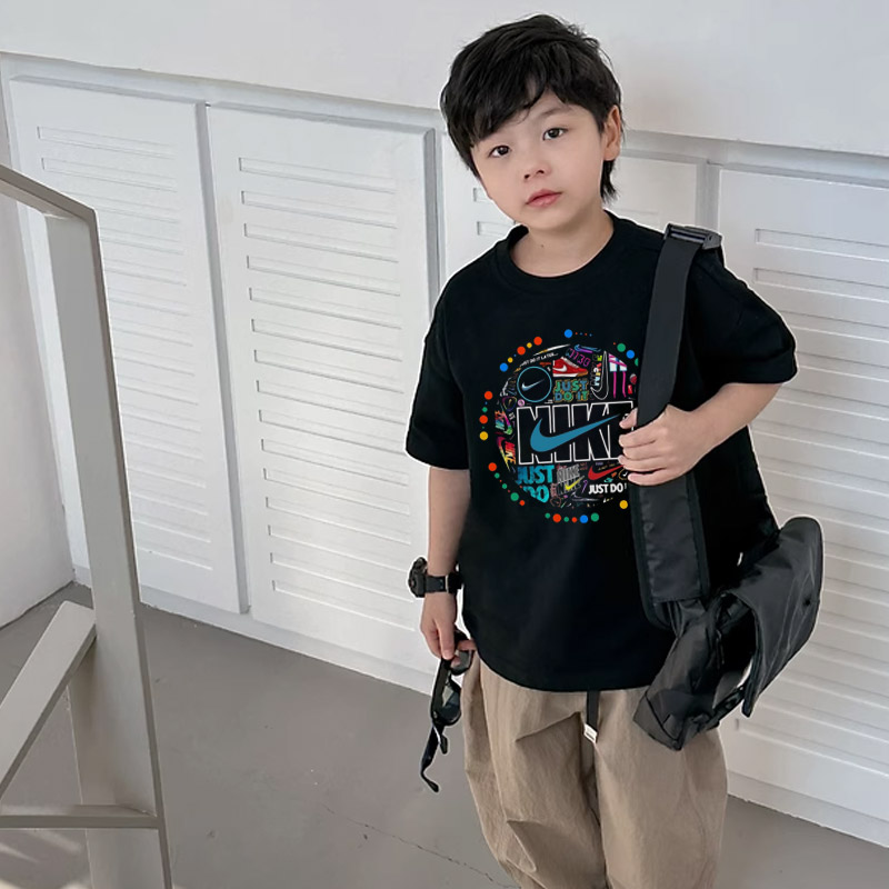 【90-160cm】人気上昇中 カッコイイ トレンド  品質いい  着心地良い 男の子  半袖 Ｔシャツ