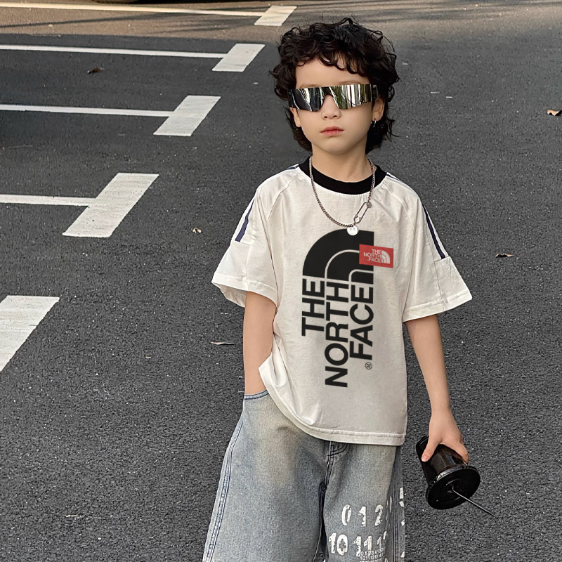 【100-150cm】存在感抜群 爆売れ中 ゆるシルエット カジュアル 男の子 半袖 Tシャツ