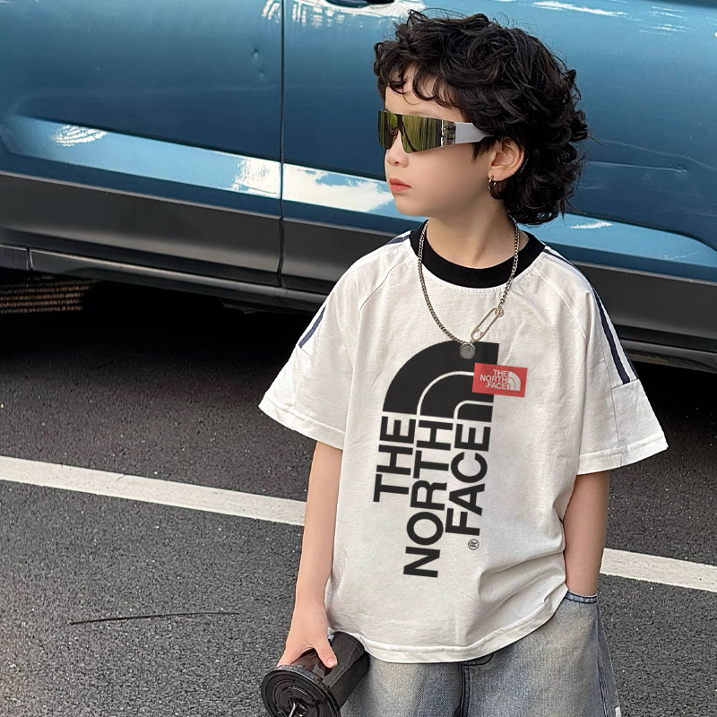 【100-150cm】存在感抜群 爆売れ中 ゆるシルエット カジュアル 男の子 半袖 Tシャツ