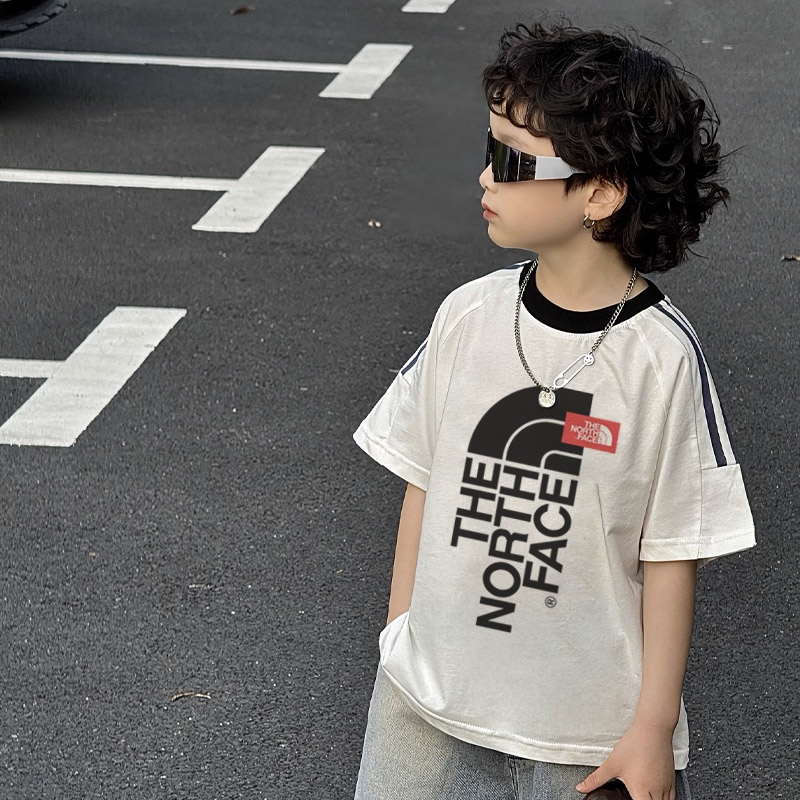 【100-150cm】存在感抜群 爆売れ中 ゆるシルエット カジュアル 男の子 半袖 Tシャツ