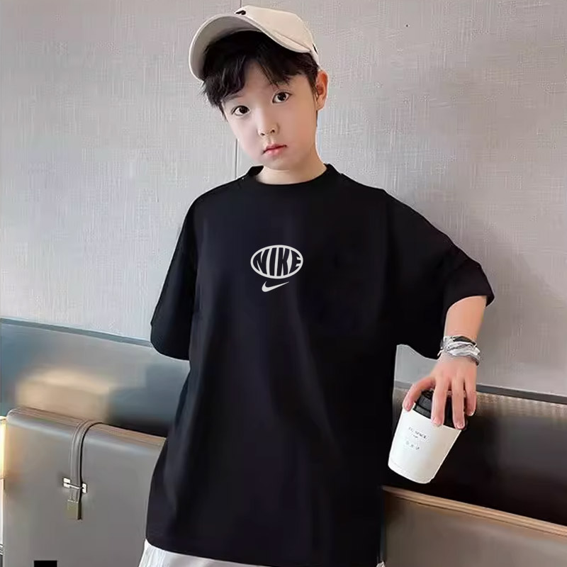 【90-160cm】リラックス感ある 大人気 カジュアル プリント 男の子 半袖 Tシャツ