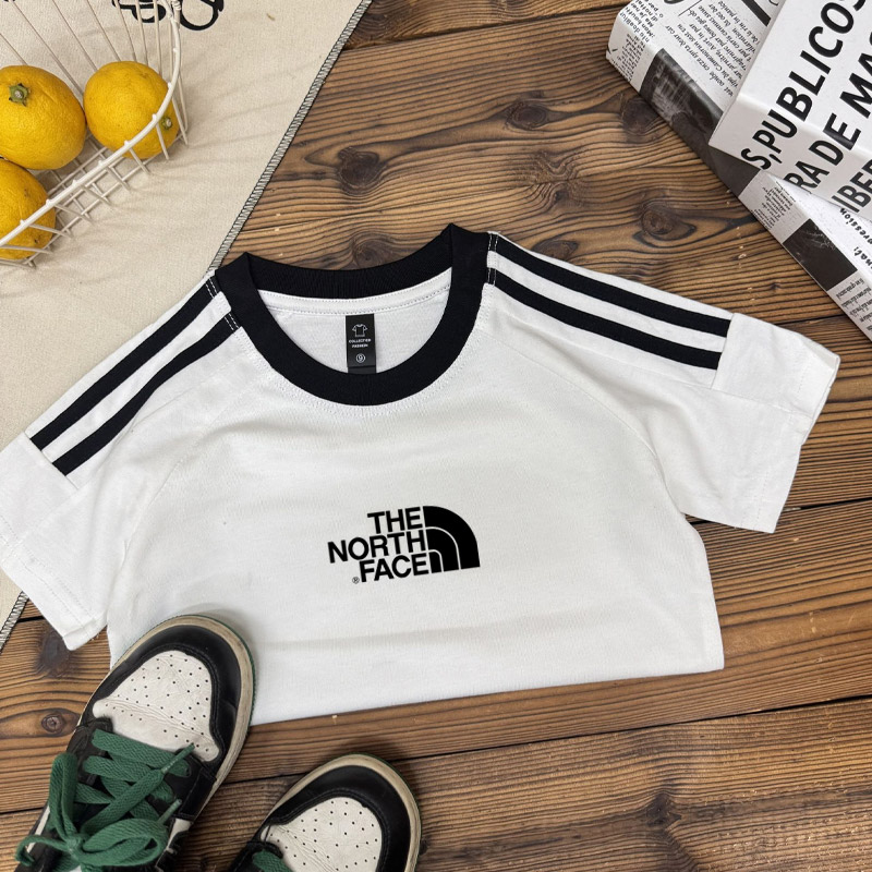 【100-150cm】リラックス感ある トレンド カジュアル 着やすい 合わせやすい 半袖 Tシャツ