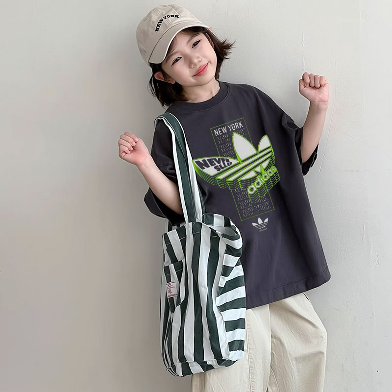 【90-160cm】着回し力抜群 通気性 トレンド おすすめ 着心地良い 女の子 半袖 Tシャツ
