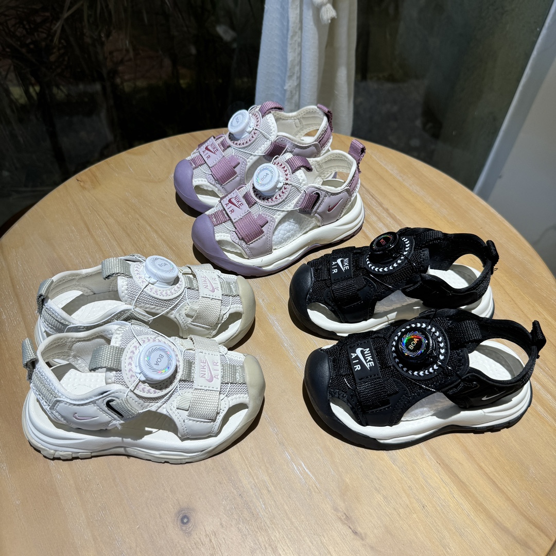 売り切れ必至 調整しやすい カジュアル 快適 キッズ バックル×マジックテープサンダル