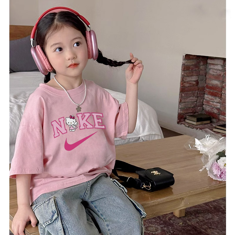 【90-160cm】好感度100% 大活躍 おしゃれ 可愛い カジュアル 女の子 半袖 Tシャツ