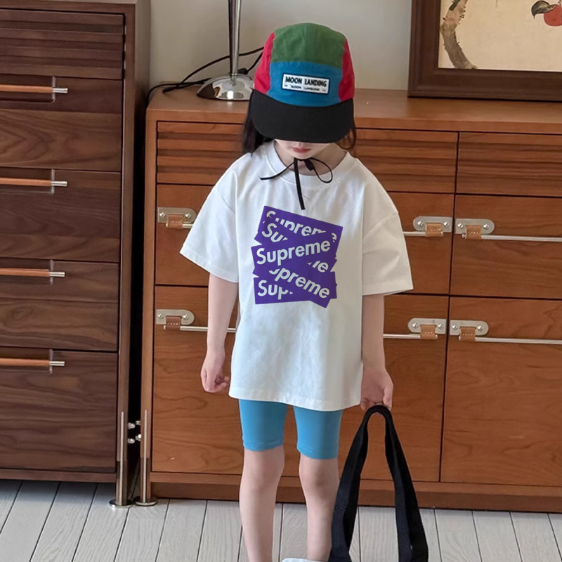 【90-160cm】絶対欲しい 高品質 シンプル  おすすめ  気質いい 女の子  半袖 Ｔシャツ