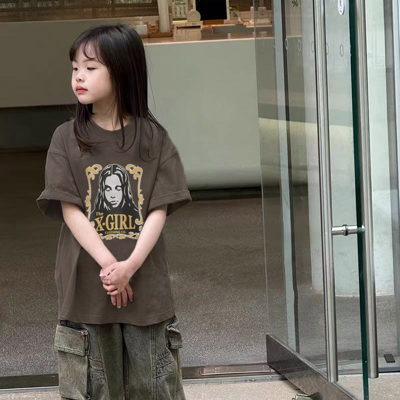 【90-160cm】リピーター続出 爆売れ中 カジュアル 合わせやすい 女の子 半袖 Ｔシャツ