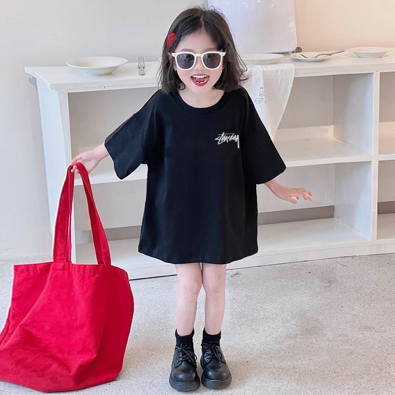 【90-160cm】オシャレ度高め 爆売れ中 トレンド 合わせやすい 快適 女の子 半袖 Ｔシャツ