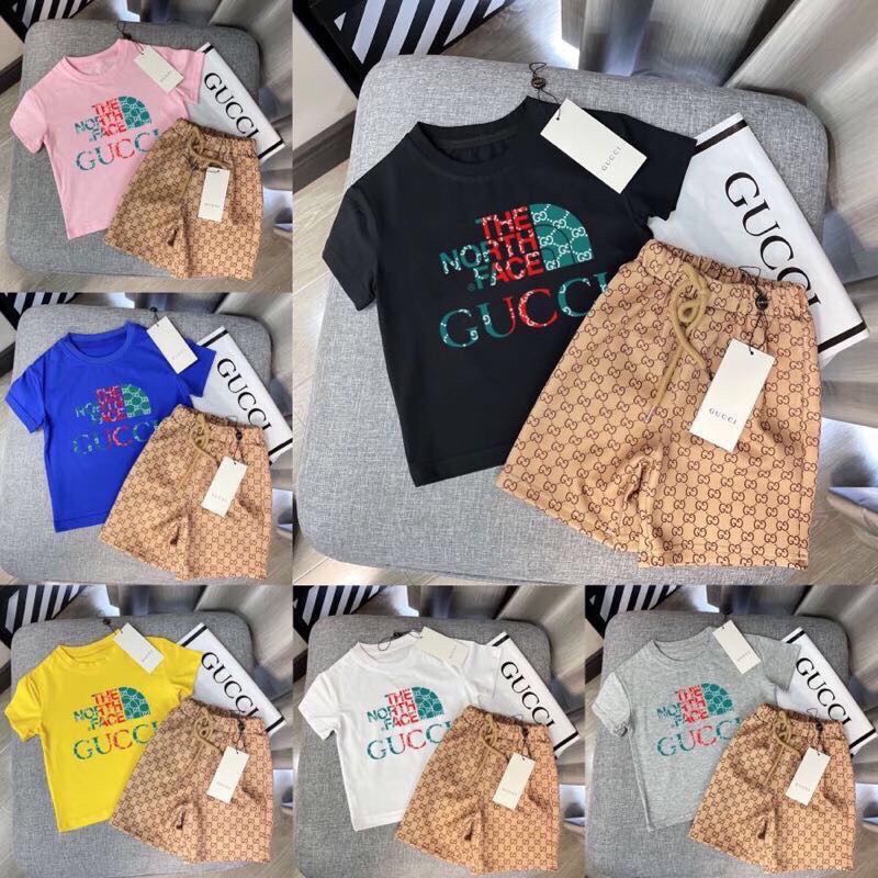 【90-160cm】二点セット 絶対後悔しない カジュアル 多色展開 快適 半袖 Ｔシャツ＋ショートパンツ セットアップ