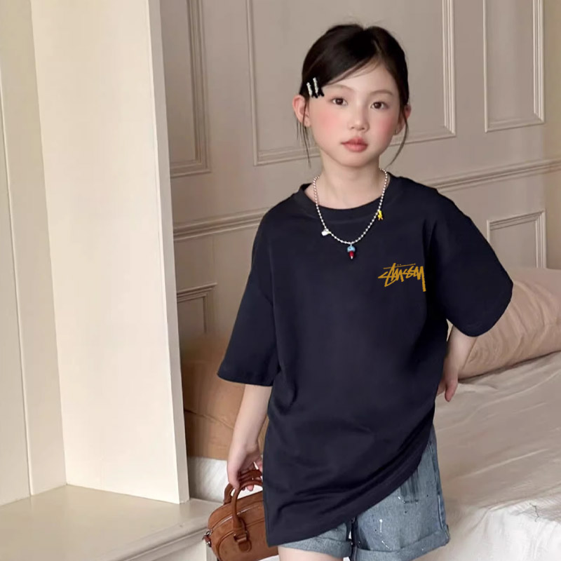 【90-160cm】好感度100％  爆売れ中 おしゃれ 合わせやすい 女の子 半袖 Ｔシャツ