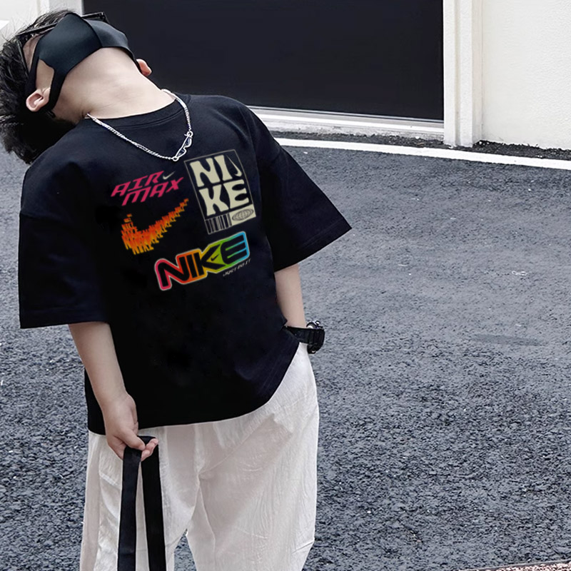 【90-160cm】今季も大流行 通気性 合わせやすい  ストリート 男の子 半袖 Ｔシャツ