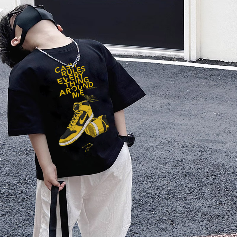 【90-160cm】絶対カッコイイ 大活躍 ファッション  ストリート 男の子 半袖 Ｔシャツ