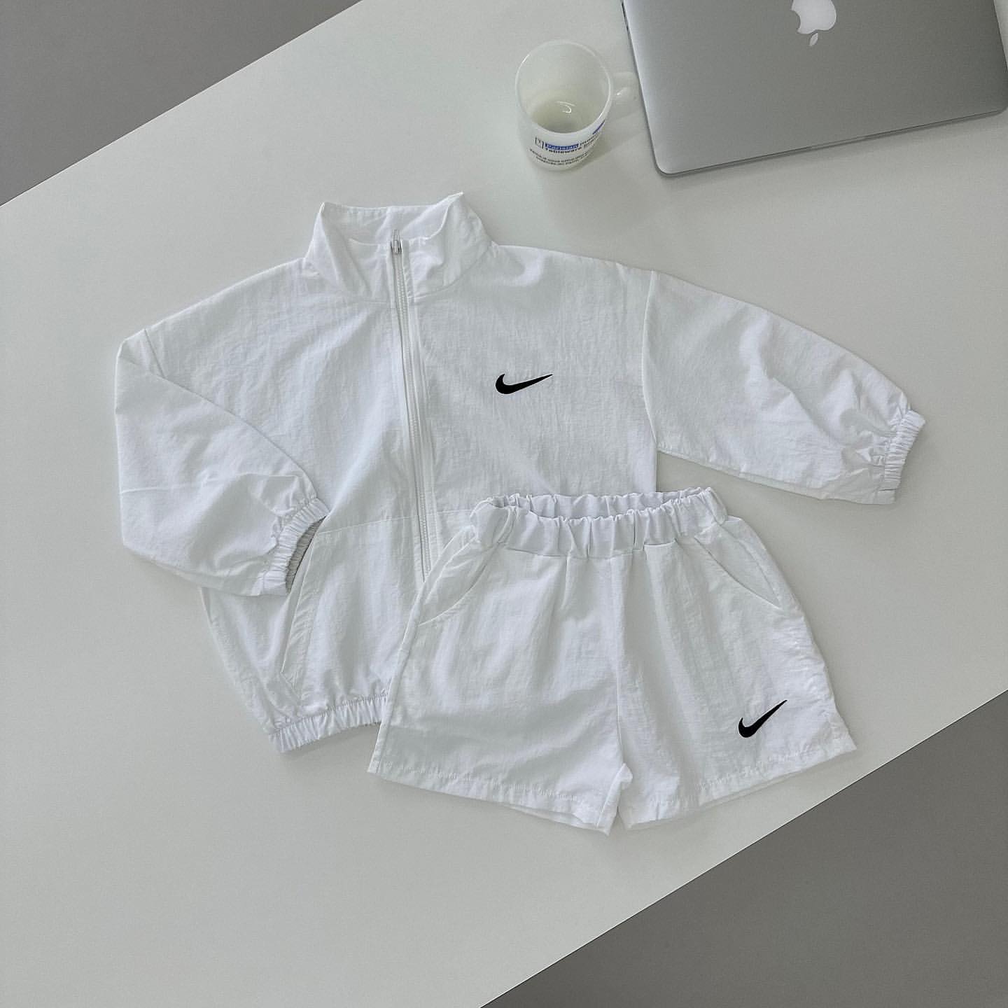 【80-140cm】三点セット 超人気商品 売れ筋 刺繍 UV対策 アウター+Tシャツ+ショートパンツ セットアップ