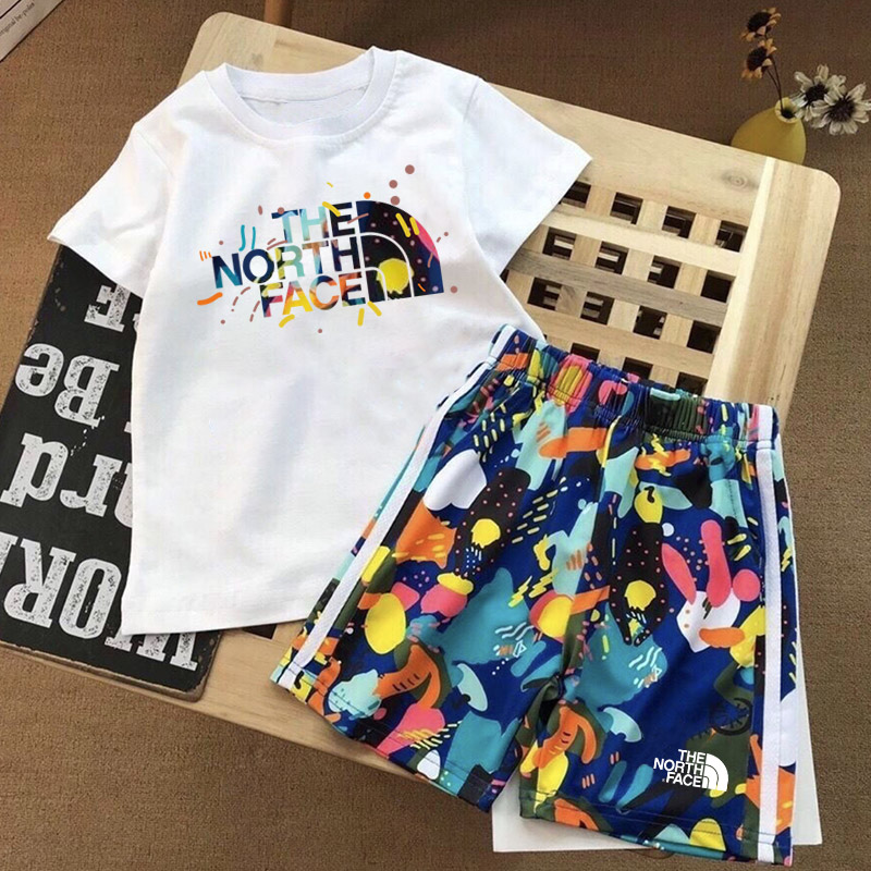 【90-160cm】二点セット 単品注文可 存在感抜群 売れ筋 カジュアル Tシャツ+ショートパンツ セットアップ