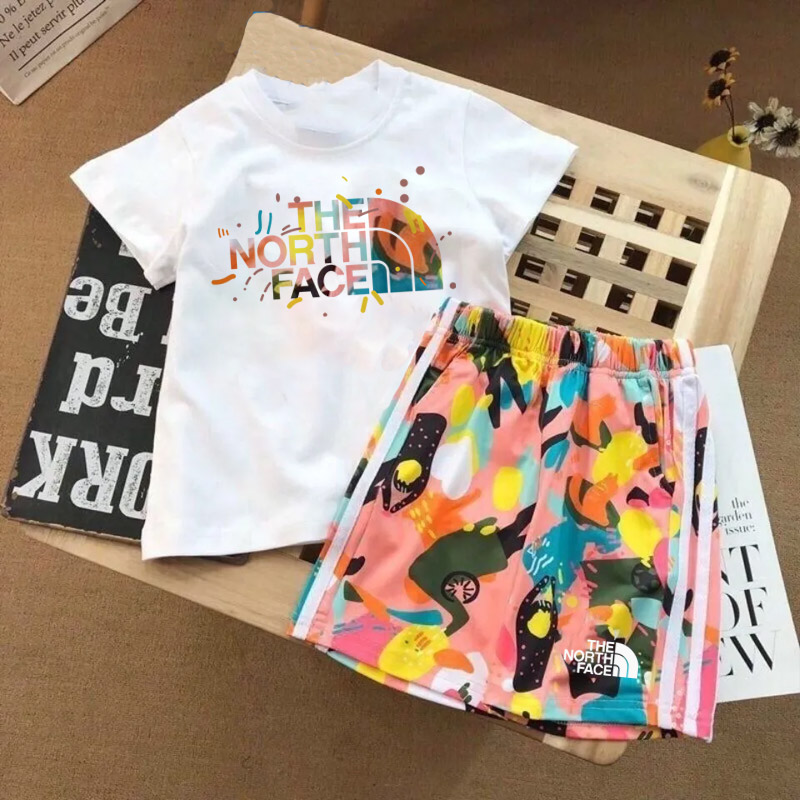 【90-160cm】二点セット 単品注文可 存在感抜群 売れ筋 カジュアル Tシャツ+ショートパンツ セットアップ