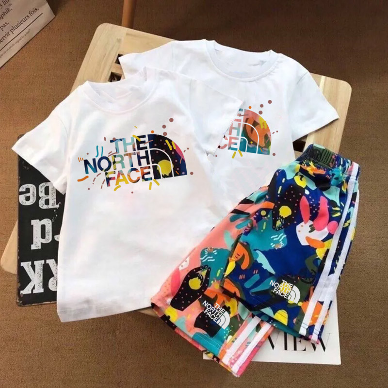 【90-160cm】二点セット 単品注文可 存在感抜群 売れ筋 カジュアル Tシャツ+ショートパンツ セットアップ