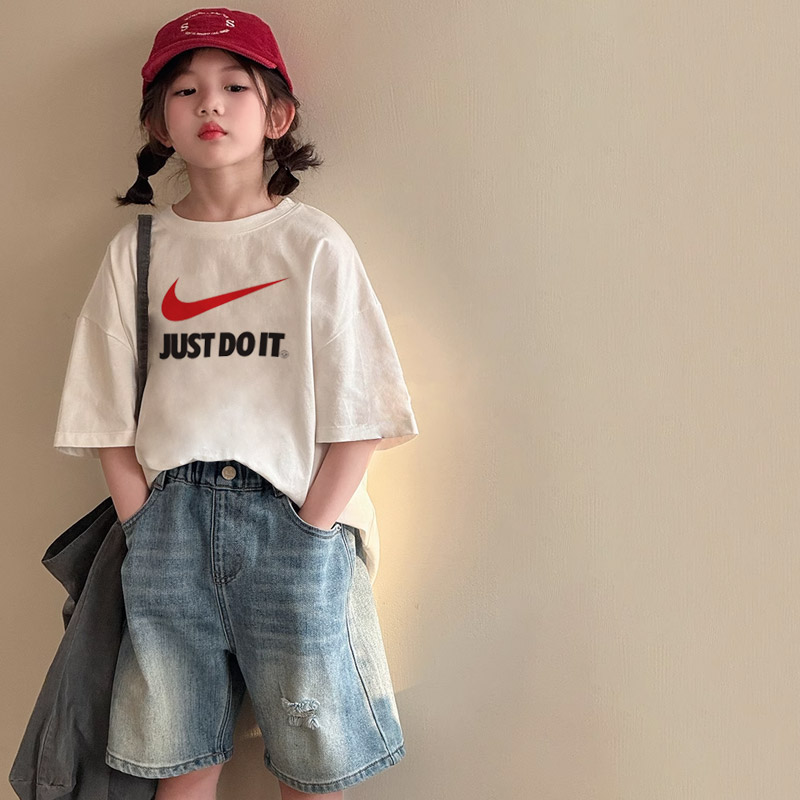 【90-160cm】トレンド 絶対欲しい 気質いい 見逃し厳禁 女の子 半袖 Tシャツ