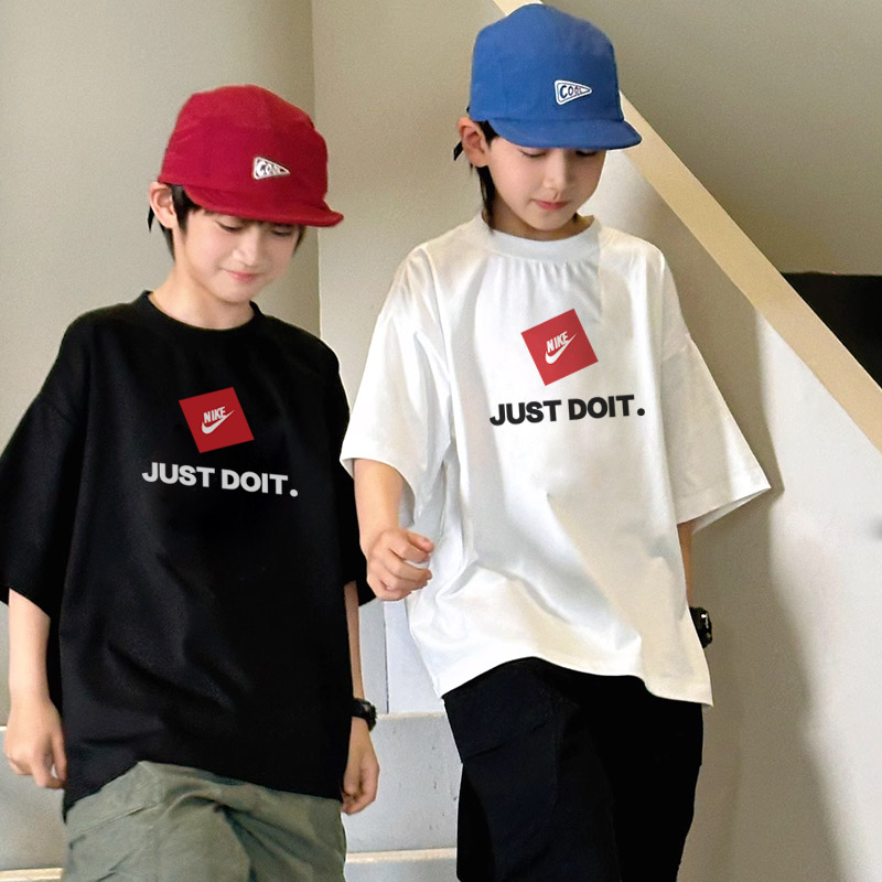 【90-160cm】カッコイイ 大歓迎 トレンド 快適 男の子 半袖 Tシャツ