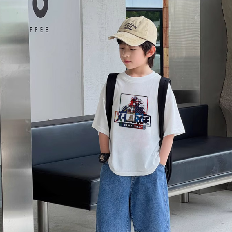 【90-160cm】今季大注目 爆売れ中 カジュアル カッコイイ 男の子 半袖 Ｔシャツ