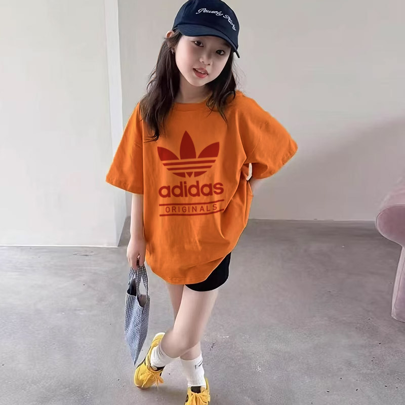 【90-160cm】着回し力抜群 通気性 トレンド  おすすめ  着心地良い 女の子  半袖 Ｔシャツ
