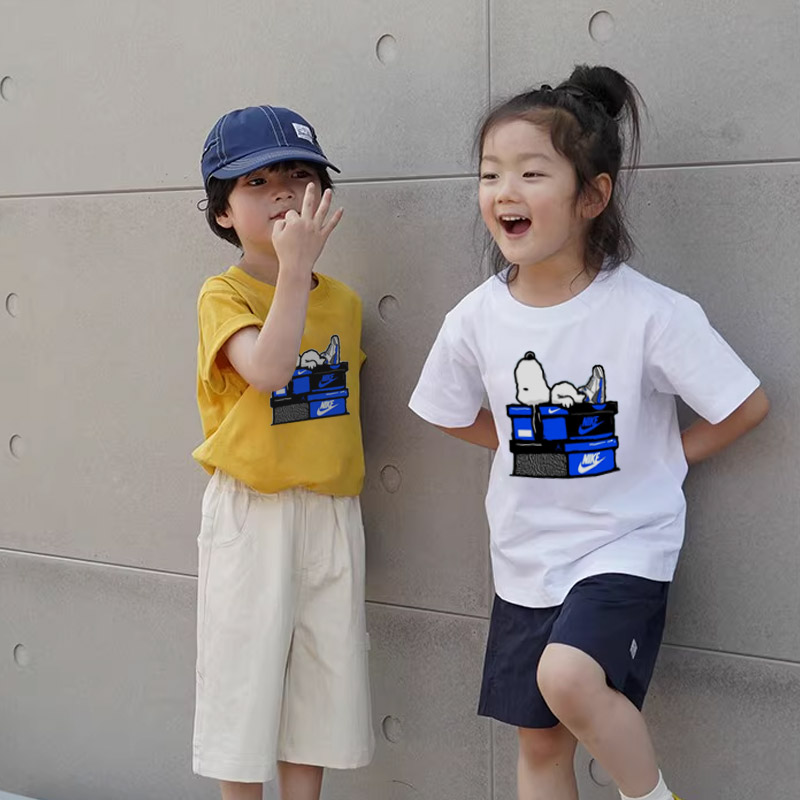 【90-160cm】お揃い 大歓迎 見逃し厳禁  快適 シンプル 半袖 Ｔシャツ