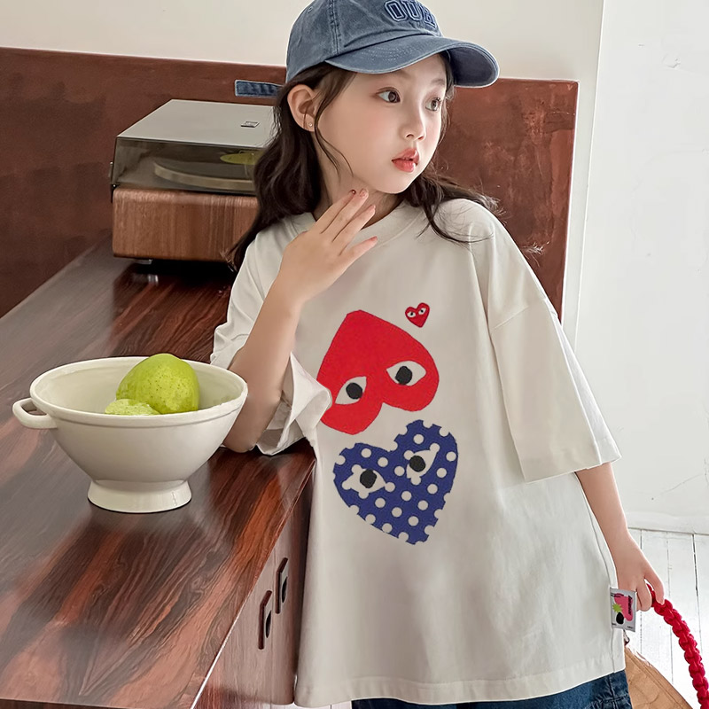【90-160cm】好感度100％  爆売れ中 おしゃれ 可愛い 着やすい 女の子 半袖 Ｔシャツ