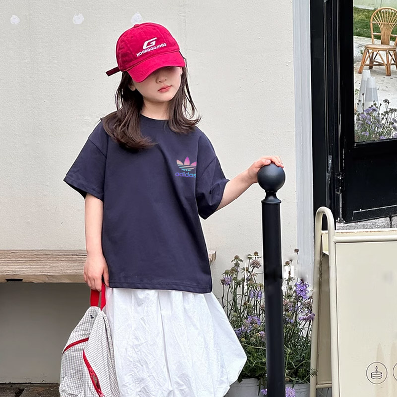 【90-160cm】通気性 今季大注目 快適 おすすめ 女の子 半袖 Tシャツ
