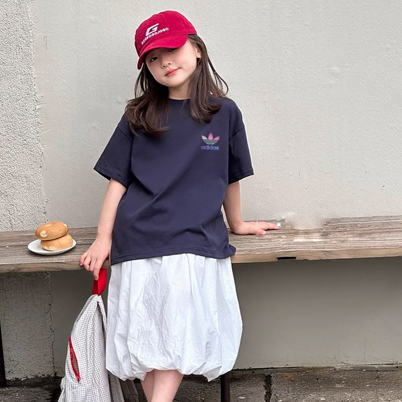 【90-160cm】通気性 今季大注目 快適 おすすめ 女の子 半袖 Tシャツ