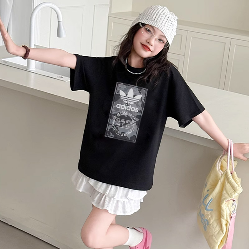 【90-160cm】トレンド感満載 大人気 トレンド カジュアル 女の子 半袖 Tシャツ