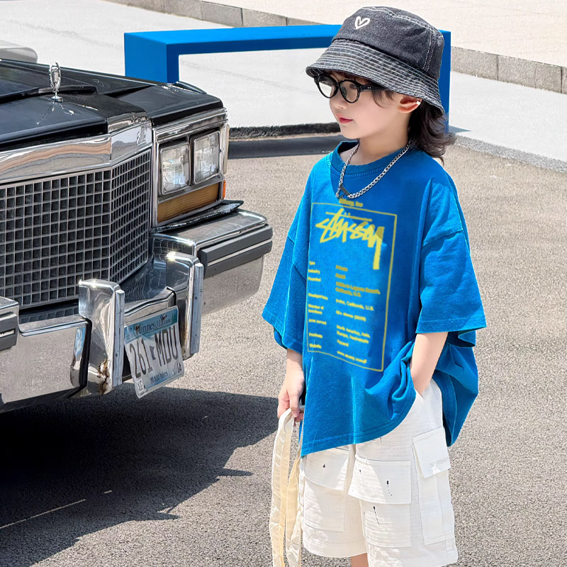 【90-160cm】存在感抜群 大注目 トレンド スタイリッシュ 着やすい 男の子 半袖 Ｔシャツ